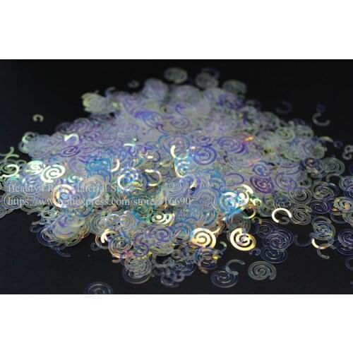 White,Black,Gold Silver 15mm Round Ring Snail Special-shaped Sequin Crafts DIY Accessories Clothing Handmade Symphony Free Ship