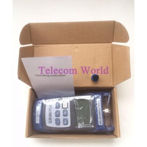 Free Shipping -70 ~ +10dBm Optical Power Meter for Broadcast CCTV CATV Fiber Optic Tester OPM With SC FC Connector