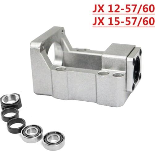 Aluminum JX12/15-57/60-VC Stepping servo motor bracket creality seat screw support bearing fixed integrated bracket mounting CNC