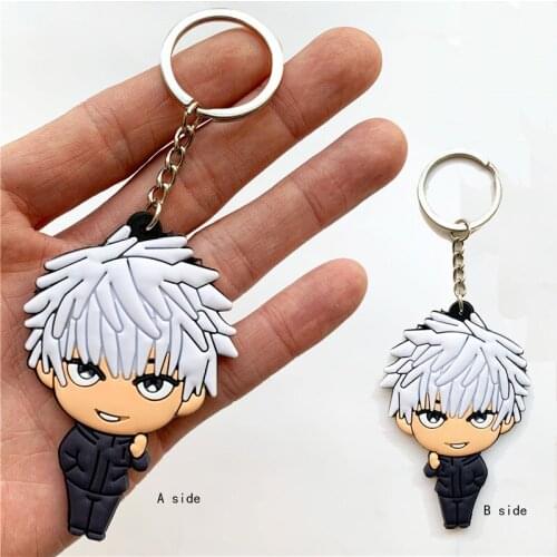 Cute Anime Inumaki Toge Key Ring Silica gel Key Chains Key Holder Kids Accessories Trinkets Cosplay Itabag Keychain Gift