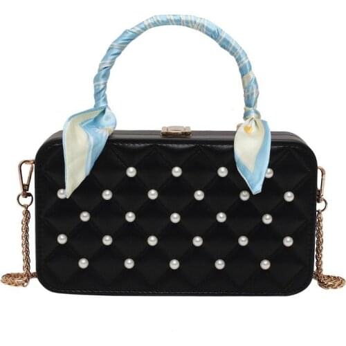 Fashion Purses And Handbags Luxury Designer Pearl Bags For Women 2020 Luxury Handbags Shoulder Bag New Tote Bag Purse With Chain