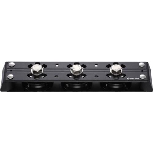 Marine Boat Yacht Sailboat Dinghy 57mm 2 1/4 Inch Cruising Aluminum Organizer 3 Sheaves Big Boat Block Master DE-5703F