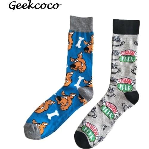 J2111 Cartoon Printed Women Men Socks Ankle Socks Kawaii Party Favor Gift