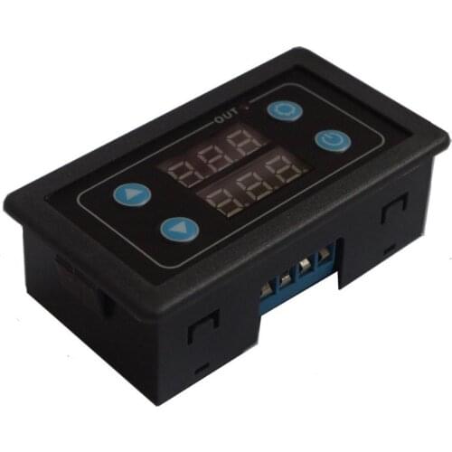 Taidacent 220V24V12V5V Relay Panel Timing Dual Screen Relay Digital Display Cycle Control Multi Function Time Delay Relay 220v