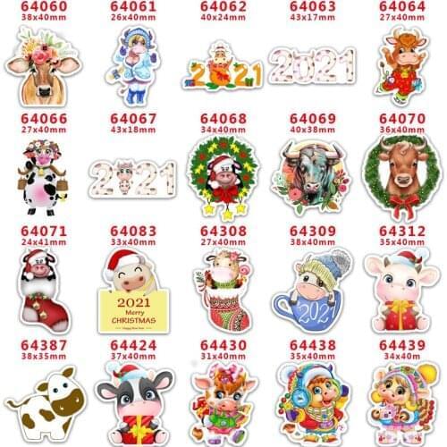 10 pcs Animal Resin Flatback for Hair Bows Planar Resin Crafts Custom Resin for DIY Phone Decorations PR64060