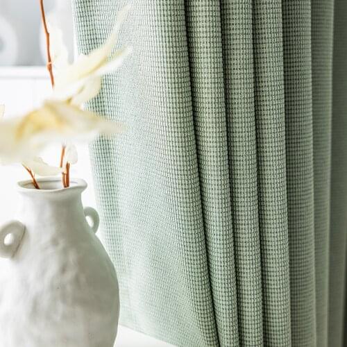 Modern Blackout Curtains for Living Room Bedroom Curtains for Window Treatment Drapes Solid Blackout Curtains Finished Plaid