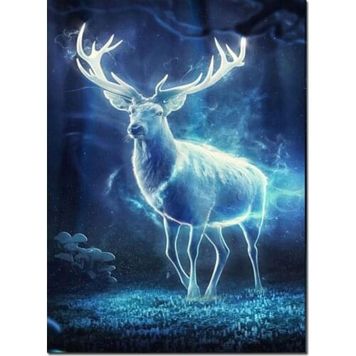 Rhinestone Painting Fantasy Deers DIY Diamond Painting diamond Embroidery 5d mosaic full Diamond cross stitch A958