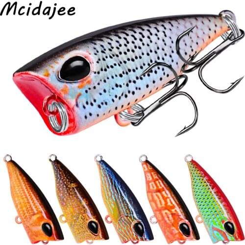 Wow !!! So Cute Mini Popper 1PC Fishing Lures Bass Baits 3.5g 4.2cm Hard Lures Balancer Fishing Tackle Baits Crankbait Wobblers