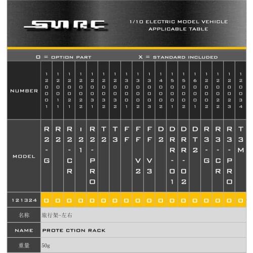 SN-RC 121324 1:10 RCAccessories PROTE CTION RACK
