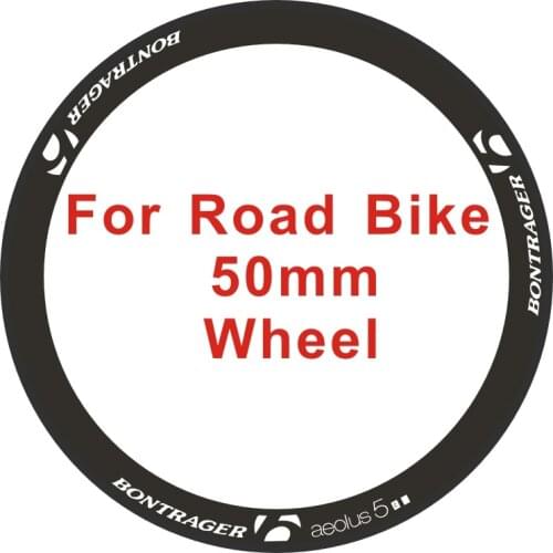 2Wheels/set Road Bike 700c 45-55mm Wheel Stickers Racing Wheel Decals Wheel Decorative Sticker Bike Decals Wheel Stickers