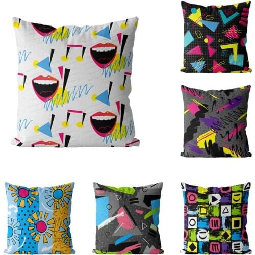 2021 New Plants Pillow Case Polyester Decorative Pillowcases Green Leaves Throw Pillow Cover Kussensloop Almohada Poszewka