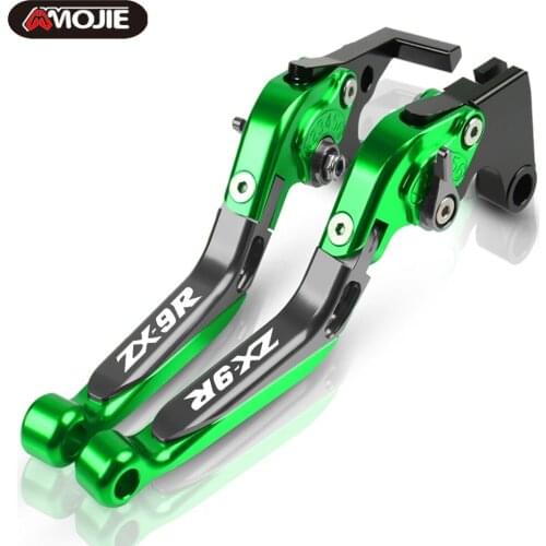 Motorcycle Accessories CNC Adjustable Extendable Foldable Brake Clutch Levers ZX 9R For Kawasaki NINJA ZX-9R ZX9R 1998-1999