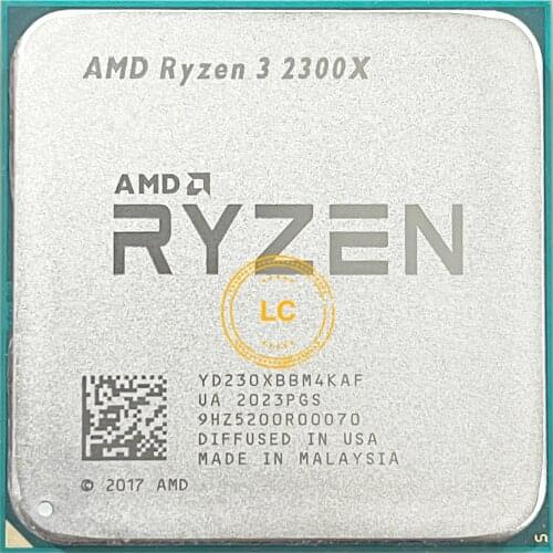 AMD Ryzen 3 2300X R3 2300X 3.5 GHz Quad-Core Quad-Thread CPU Processor YD230XBBM4KAFSocket AM4