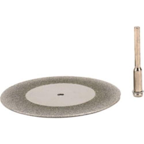 1pc 50mm/ 2 inch Mini Diamond Circular Saw Blades Cutting Wheel Discs And 1pcs Mandrels Set For Drill Power Rotary Tool