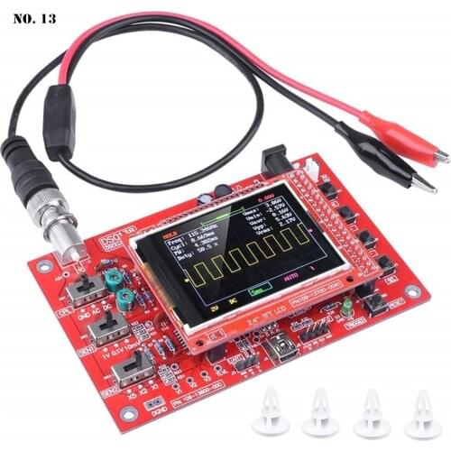 DSO138 Digital Oscilloscope 2.4"TFT Handheld Pocket-Size Digital Oscilloscope Kit Part for Oscilloscope Electronic Learning Tool