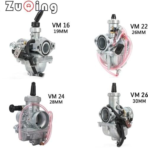 Mikuni Carburetor VM16 22mm VM22 26mm VM24 28mm VM26 30mm Carburateur For 110cc to 250cc Pit Dirt Bike ATV Quad Motorcycle