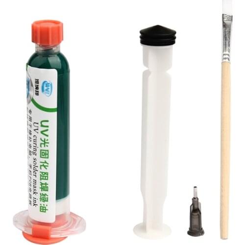 4 in1 UV Solder Mask Ink BGA PCB Paint Prevent Corrosive Arcing Black/Blue/Green/Red/Yellow UV Photosensitive Inks Welding Oil