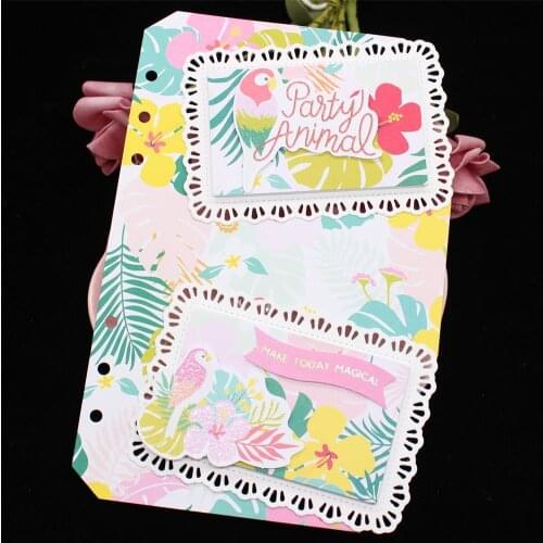 YPP CRAFT Frame Planner dies Metal Cutting Dies for Scrapbooking/photo album Decorative Embossing Paper Card
