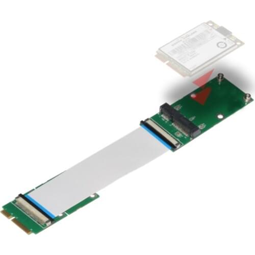 Mini PCIe to Mini PCIe Mini PCI-E Extender FPC 10/20/30CM Network Card Extend SSD Extend Extender Extension Adapter