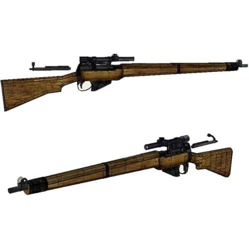 Lee-enfield Paper Model Weapons And Firearms 3d Hand-made Drawings Military Jigsaw Puzzle