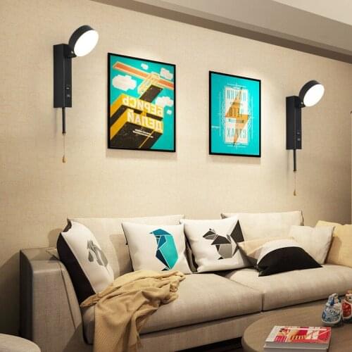 Nordice lamparas de techo wall lights ventilador de techo led corridor aisle dining room espelho wall lights for home