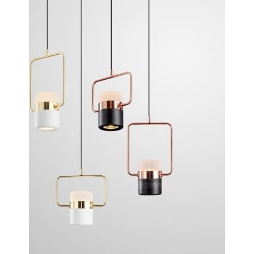 New Parlor Hanglamp Restaurant Light Bedside Lamp Dining Room Led Pendant Lights Art Design Loft Ceiling Luminaire Fixtures