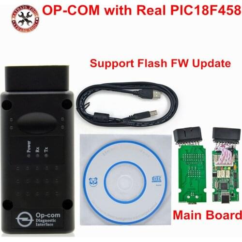 OP COM V1.59 1.65 1.70 with PIC18F458 Chip Diagnostic Tool OpCom Can Bus Diagnostic Tool for opel OBD2 OBDII Scanner Tool