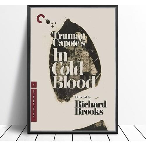 In Cold Blood (1967) Poster American neo noir crime film Wall Decor Robert Blake Scott Wilson Print Art Gift