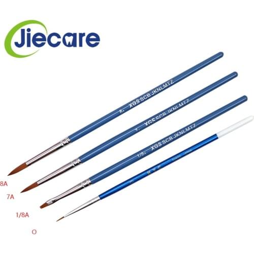 Dentist Tools Dental Porcelain Brush Pens Dental Shaping Tooth Tool 4 Models O 1/8A 7A 8A Avaliable Free Shipping