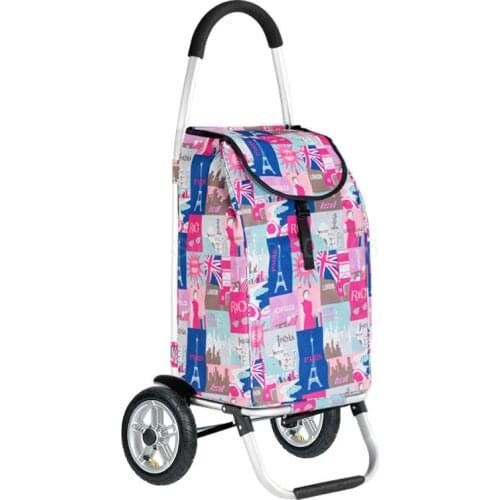 Climb Building Life Shopping Cart Folding Portable Small Cart Shopping Car Inflatable Wheel Carts Household Trolley