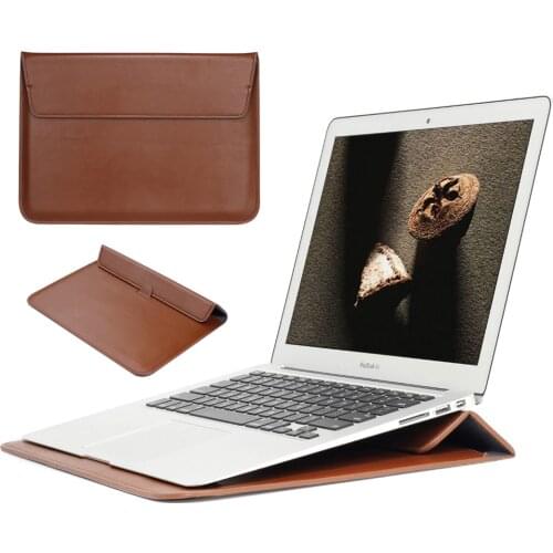 11 12 13 15 inch Universal Leather Laptop Sleeve Bag For Macbook Air Pro Retina 11 13 pro Huawei Xiaomi Notebook Laptop Cover