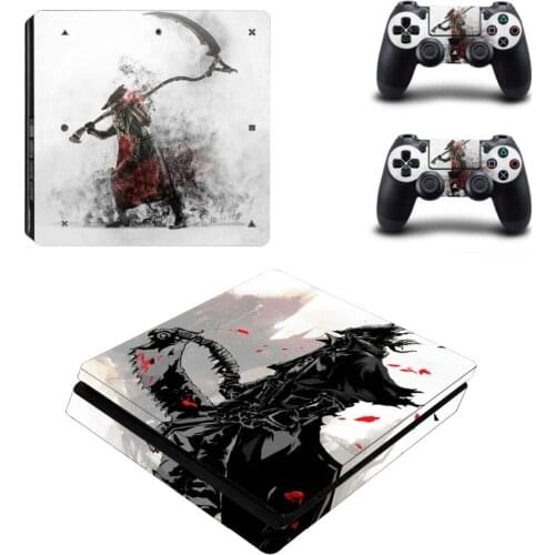 Bloodborne PS4 Slim Stickers Play station 4 Skin Sticker Decals For PlayStation 4 PS4 Slim Console & Controller Skin Vinyl