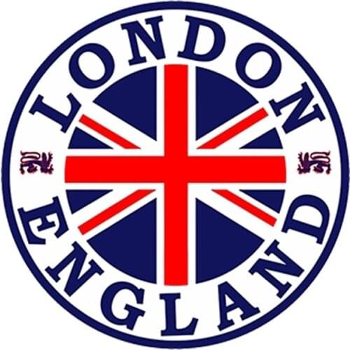 Funny Auto Sticker London England Seal Sticker Car Motorcycle Accessories Waterproof Sunscreen Scratch-Proof Sticker Kk13*13cm