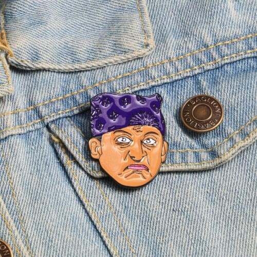Funny Man Enamel Pins Prison Mike Weird Face Cartoon Brooches Jacket Shirt Bag Badges Lapel Pin Gifts for Fans Fashion Jewelry