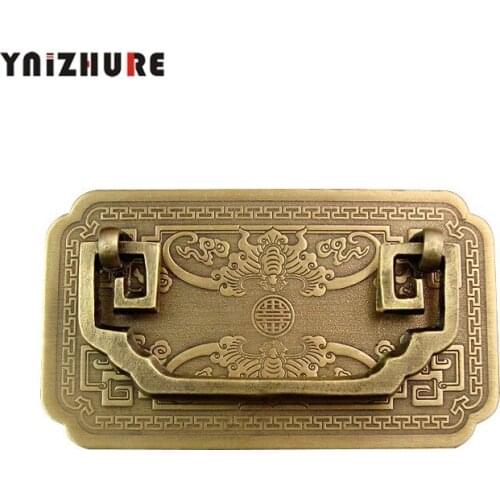 1PCS Quartet Bat Handle Antique Chinese Furniture Classical Door Drawer Retro Copper Handle
