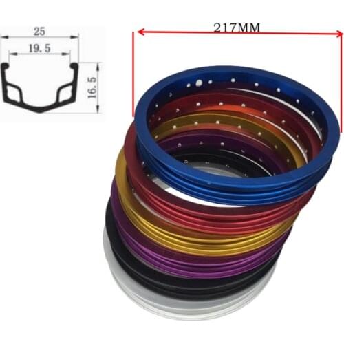 12 Inch Single Layer 203 Ultra Light Aluminum Alloy 20 Hole Frog BMX Bike Walkers Scooter Bicycle Replace Rim