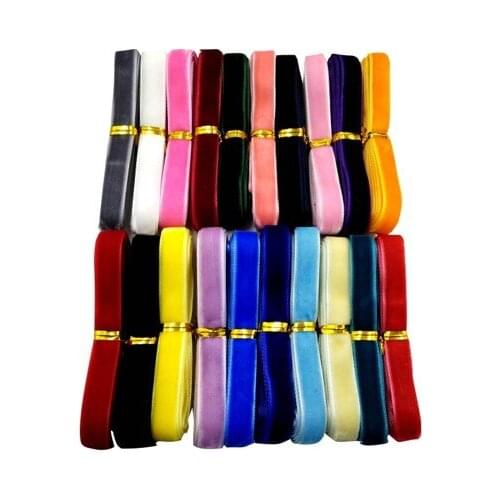 3/8" (10mm)Velvet Ribbon for Weeding Party Decorations Gift Wrapping Bows Making 20yards