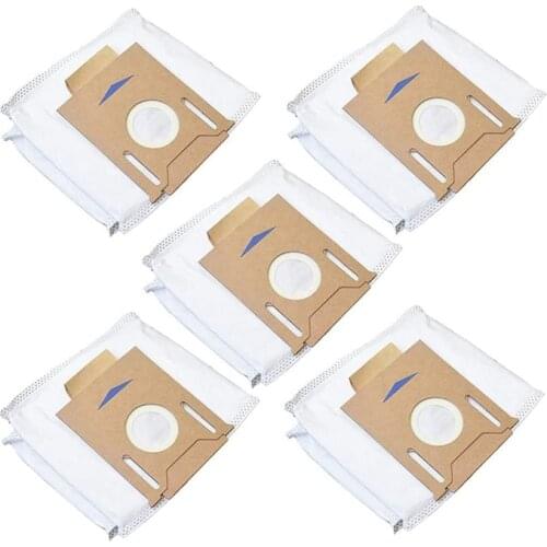 5 Pcs Leakproof Dust Bag for ECOVACS DEEBOT OZMO T8/T8AIVI Robot Vacuum Cleaner Replacement Accessories Parts Kits