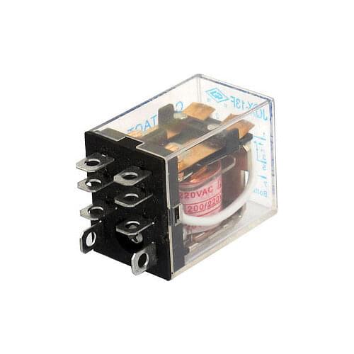 JQX-13F AC 220V Coil 8 Pin DPDT Power Relay 10A 240VAC 28VDC Xybyp Free Shipping