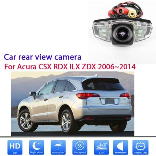 Car Parking Rear View Camera For Acura CSX RDX ILX ZDX 2006 2007 2008 2009 2010 2011 2012 2013 2014 Night Vision HD camera