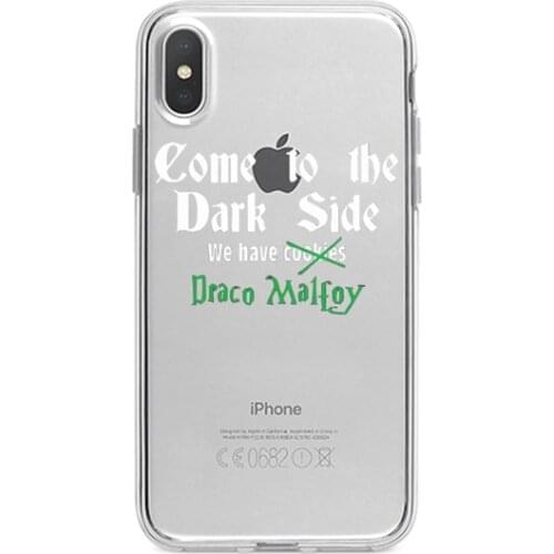 Draco Malfoy Phone Case For iPhone 12 11 Pro XS MAX XR X 8 7 6s Plus Clear Cover Fundas