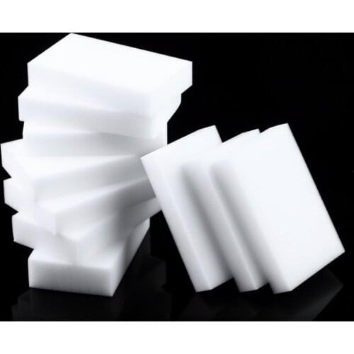Steam Cleaner Parts 10 Pcs Magic Sponge Eraser Clean Cleaning Multi-functional Foam Cleaner White Kitchen Bathroom House