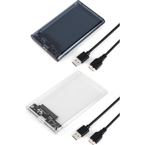 USB3.0 HDD Enclosure 2.5 inch Serial Port SATA SSD Hard Drive Case External Box Box Supports Operating System Windows