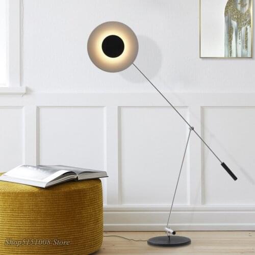 Modern Black metal Floor Lamp Nordic designer Living Room sofa standing lamp Hotel Decor Iron creative floor lamp Light fixtures