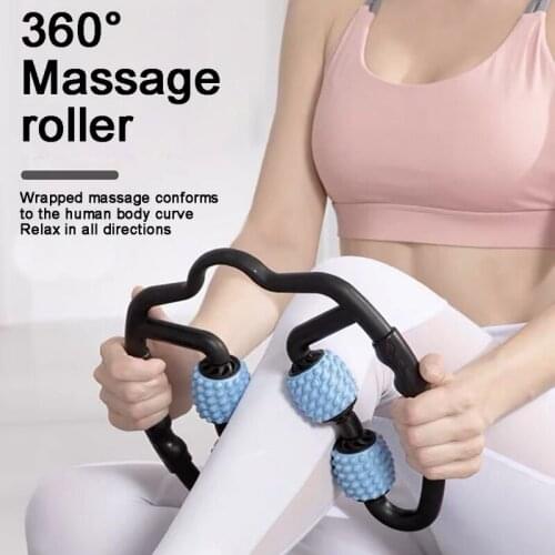 Foam Shaft Muscle Relaxer Massage Roller Thin Leg And Calf Muscles Yoga Fitness Equipment