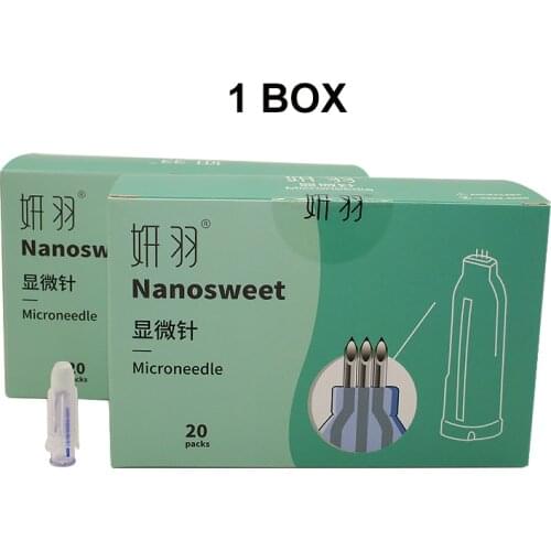 Nanosoft Microneedles 34G 1.2mm 1.5mm Fillmed Hand Three Needles for for Anti Aging Around Eyes and Neck Lines