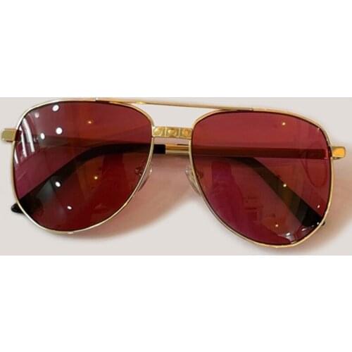 Fashion Sunglases Women Pilot Alloy Vintage Luxury Brand Design Sun Glasses Female Driving Eyewear Oculos De Sol UV400