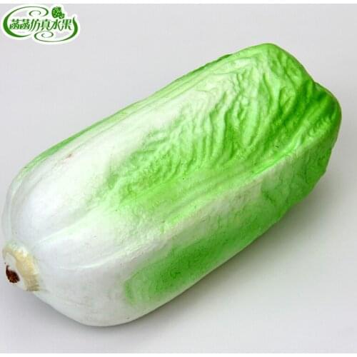 Pe-tsai foam fake vegetables fruit model at home kitchen cabinet decoration child teaching aids