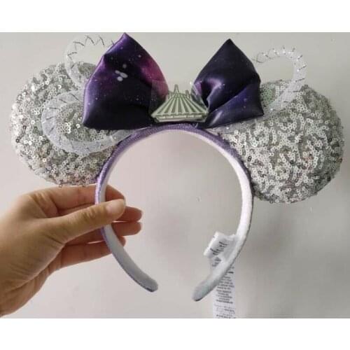 Disney Minnie Main Attraction January Ears Headband Mickey Space Mountain
