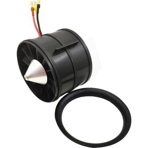 QX-MOTOR DIY EDF Ducted Airplane Fan 90mm QF3530 w/ Brushless Motor 6S 1450KV 1550 KV / 8S1200KV / 12S 1000KV for RC Drone